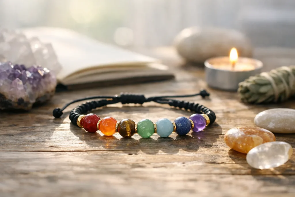 Le bracelet 7 chakras&nbsp;: Un allié pour atteindre l&rsquo;harmonie intérieure