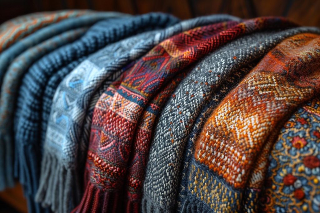 Écharpes pour chaque saison : matériaux et motifs adaptés