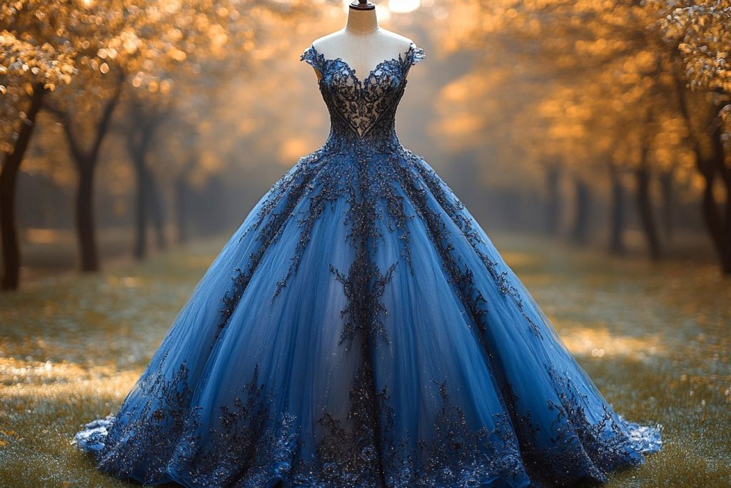 Les plus belles robes de soirée bleu roi vues sur Instagram