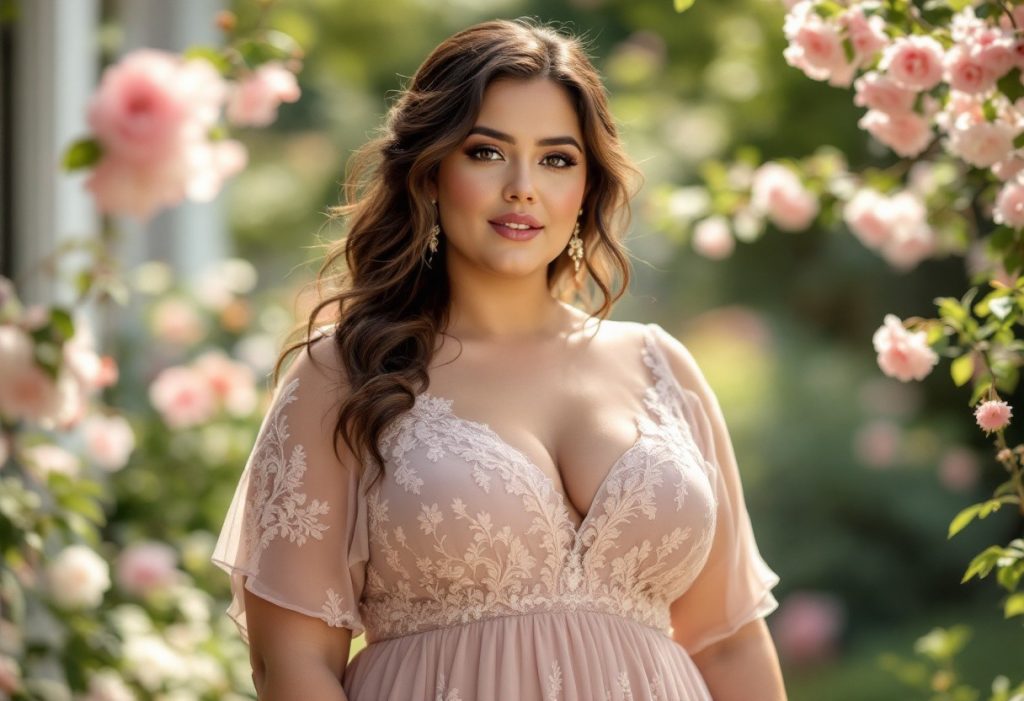 Quelle robe grande taille pour une demoiselle d’honneur de printemps ?