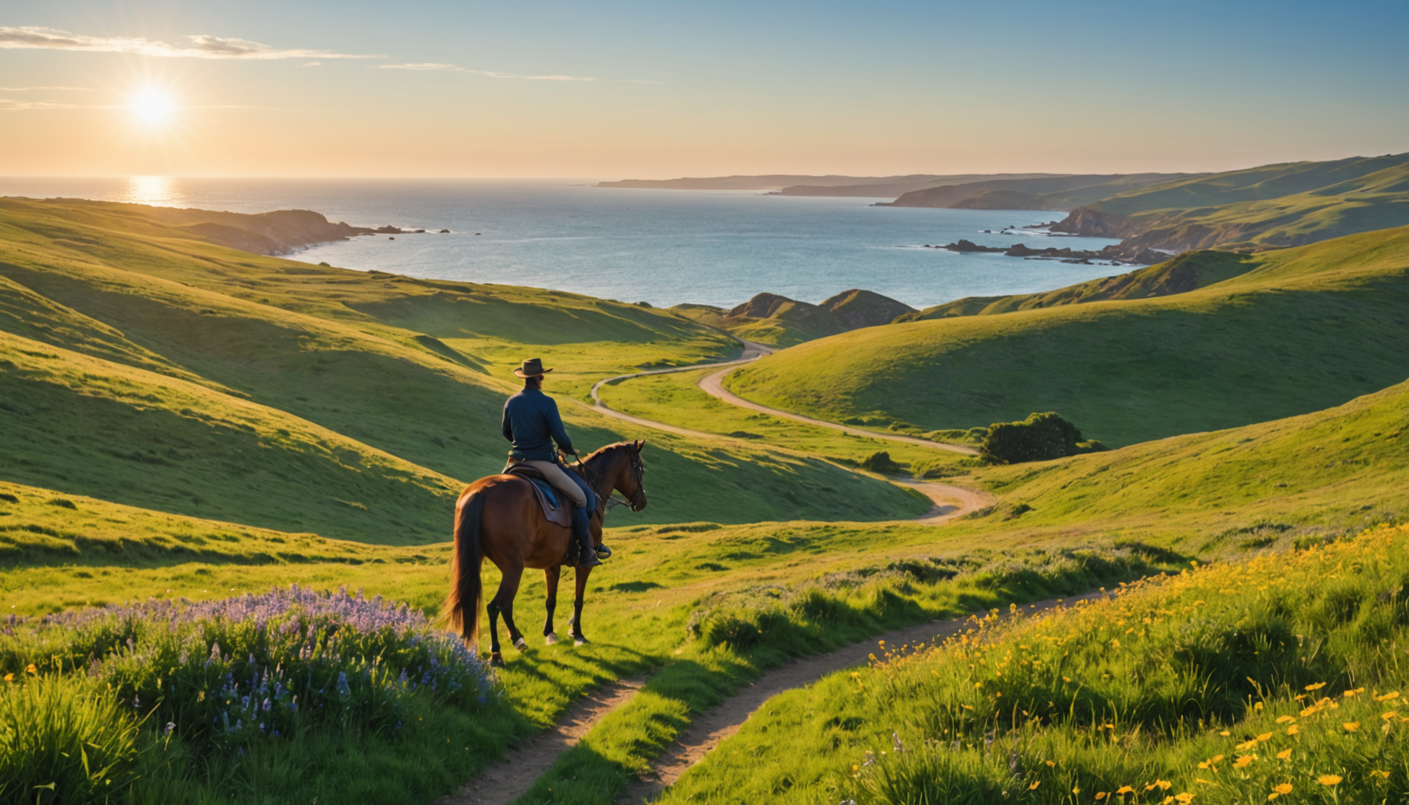 partez à la découverte de superbes itinéraires équestres accessibles entre mer et collines. profitez de balades faciles, idéales pour tous les niveaux, et explorez des paysages variés en toute sérénité.