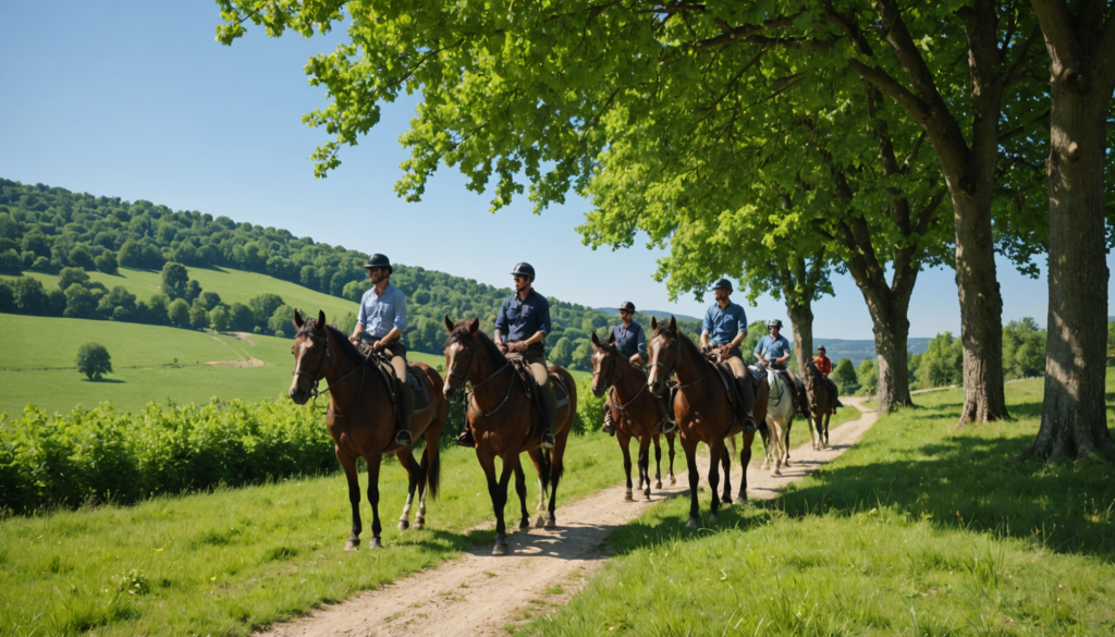 Petites randonnées à cheval et balades nature
