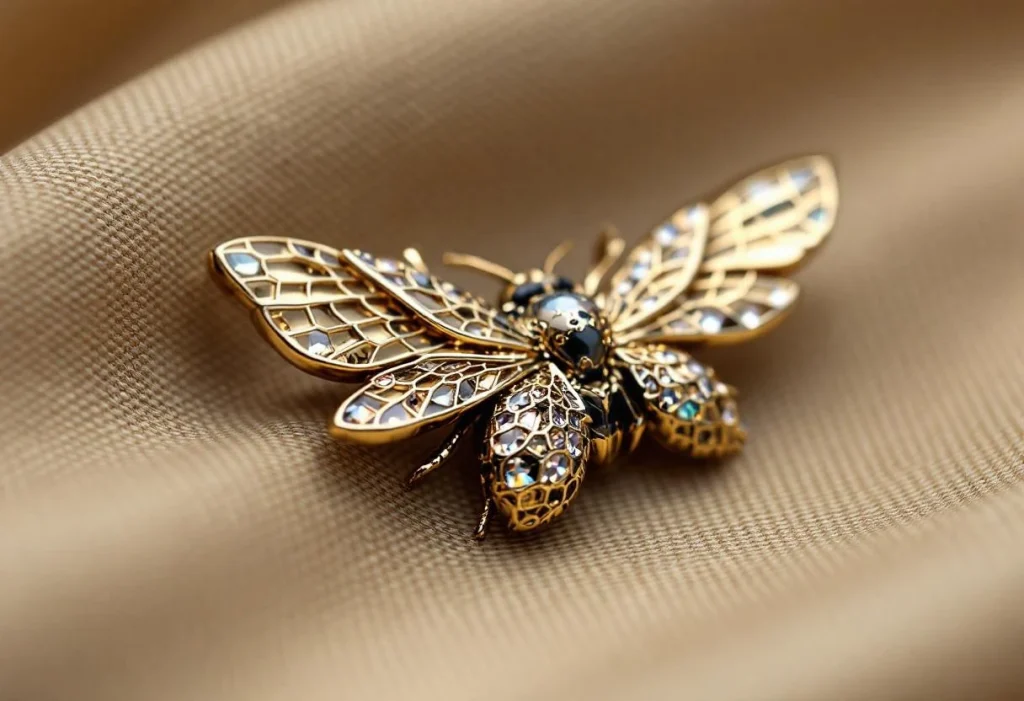 Broche abeille : l’accessoire de mode qui bouscule les codes