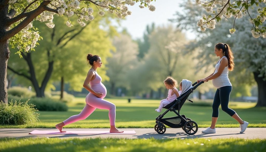 Activités plein air : bouger en douceur pendant et après la grossesse