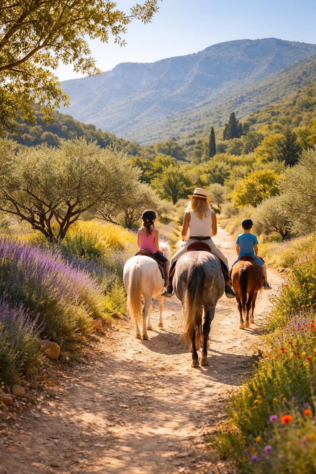 découvrez nos randonnées équestres spécialement conçues pour les mamans dans les magnifiques régions du luberon et des alpilles, alliant nature, détente et aventure.