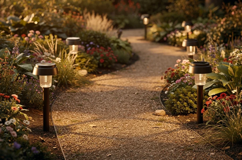 Balisage d’allée : comment choisir des lampes solaires extérieures pour sublimer votre jardin