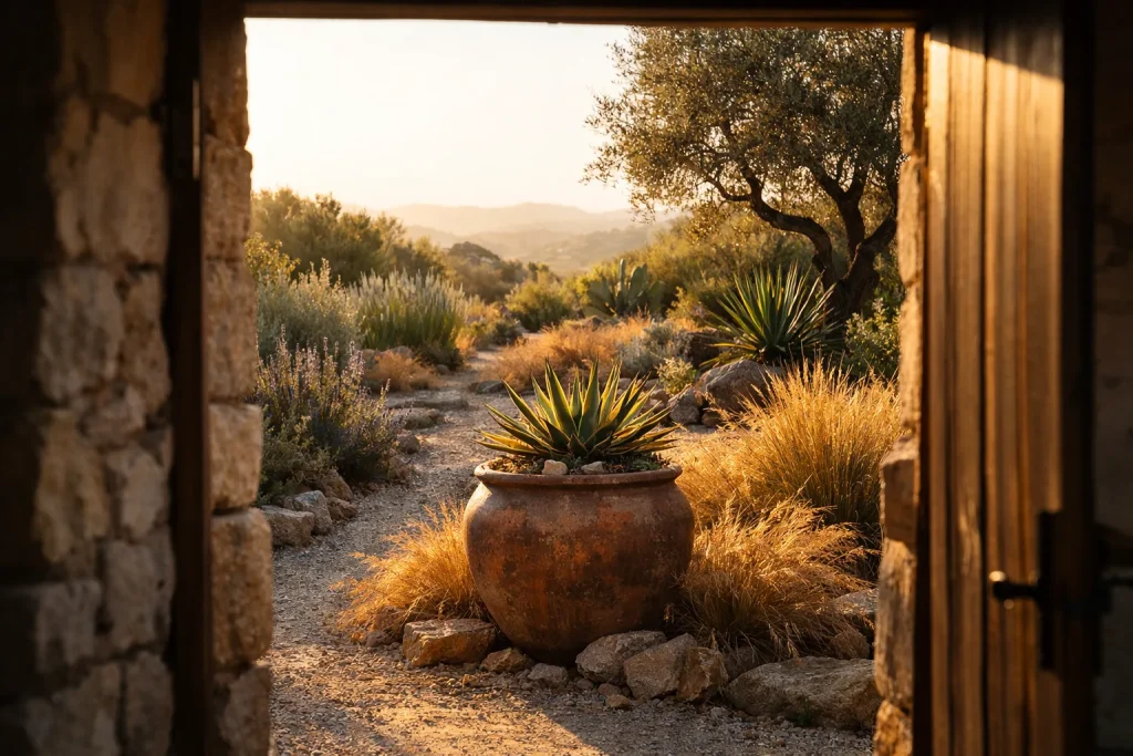 Un jardin qui tient sans arrosage : le principe du sec dans le Sud