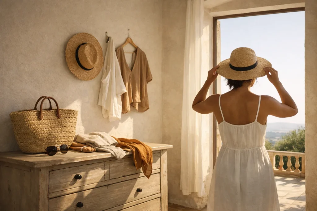 La garde-robe d&rsquo;été dans le Sud : tenir la chaleur avec élégance