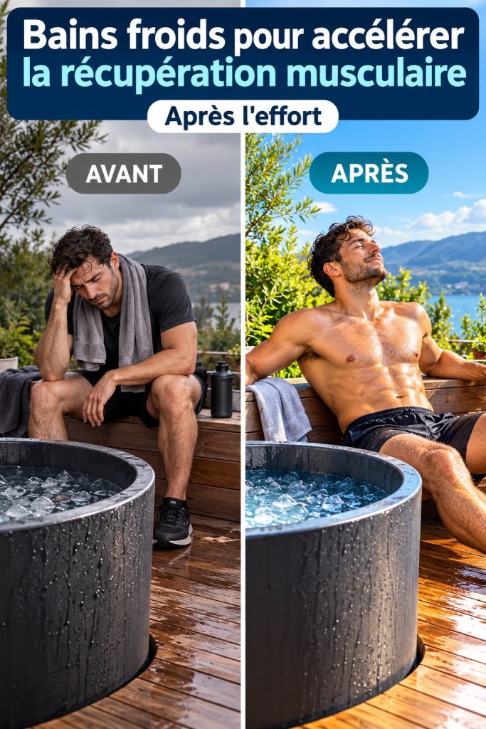 Bains froids pour favoriser la récupération musculaire