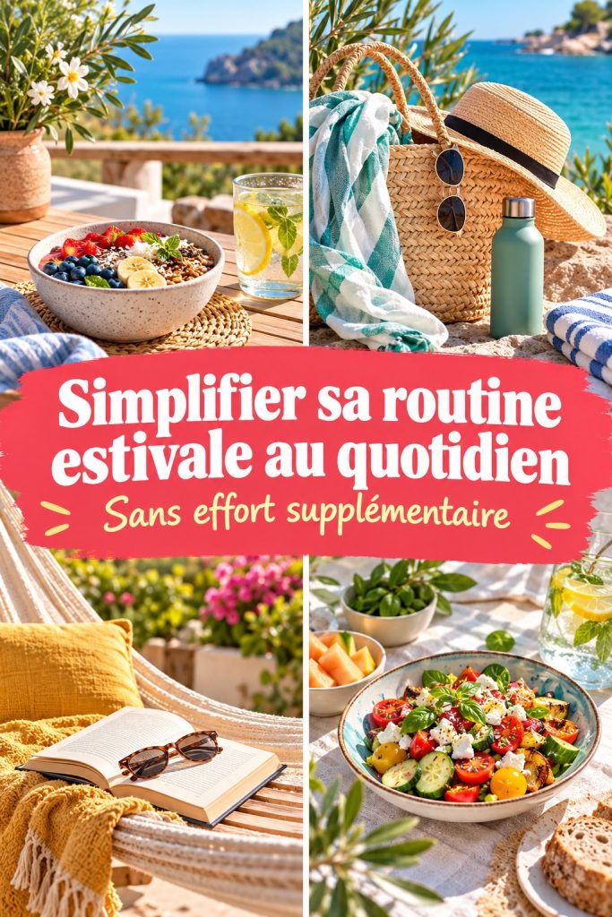 Une balade en garrigue sous le soleil d'été, symbolisant la simplicité estivale.